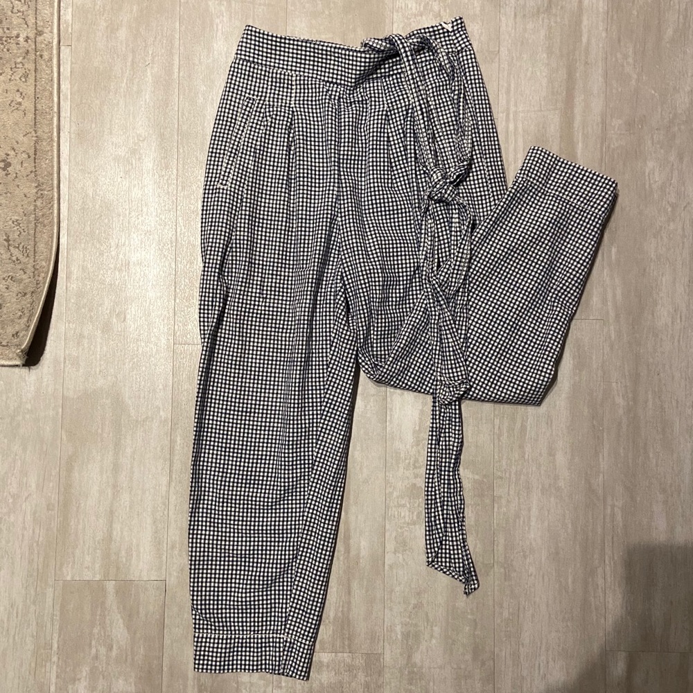 Anthropologie Checkered Pants